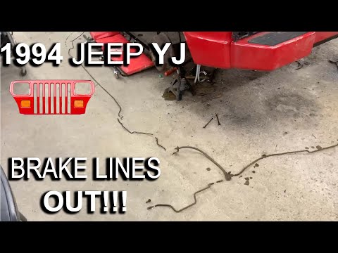 1994 YJ - Part 18 - Removing Brake lines