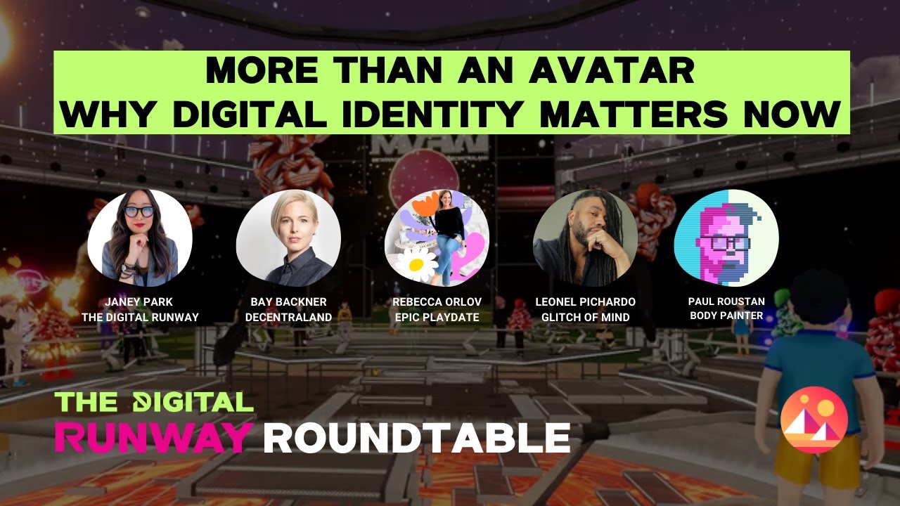 🪩 More Than an Avatar: Why Digital Identity Matters Now  l Runway Roundtable #001