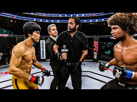 Bruce Lee vs. Alex Caceres [EA Sports UFC 4] - K1 Rules