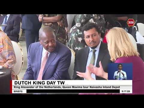King Alexander of Netherlands, Queen Maxima tour Naivasha Inland Depot