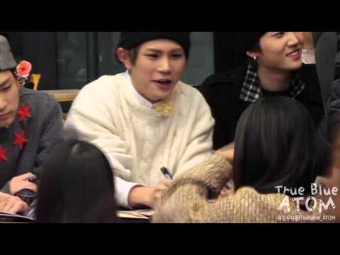 [ToppDogg/Fancam] 20131228 Gangnam Fan signing even - 한솔(HANSOL) 날개 어딨어~♥