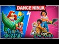 Freeze Dance Brain Break ⚡️ Little Mermaid & Encanto ⚡️ Just Dance ⚡️ Dance Ninja ⚡️ Matthew Wood
