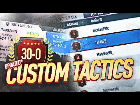 30-0 FIFA 19 CUSTOM TACTICS- UPDATED! 90-0 FUTCHAMPIONS WEEKEND LEAGUE- 4222 4231