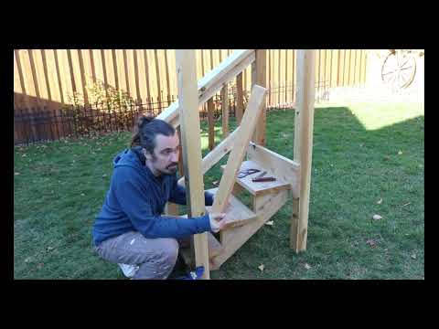 Handrail Angles...... Simple!!   #mitersaw #bevel #miter #handrails  #handrail #decking