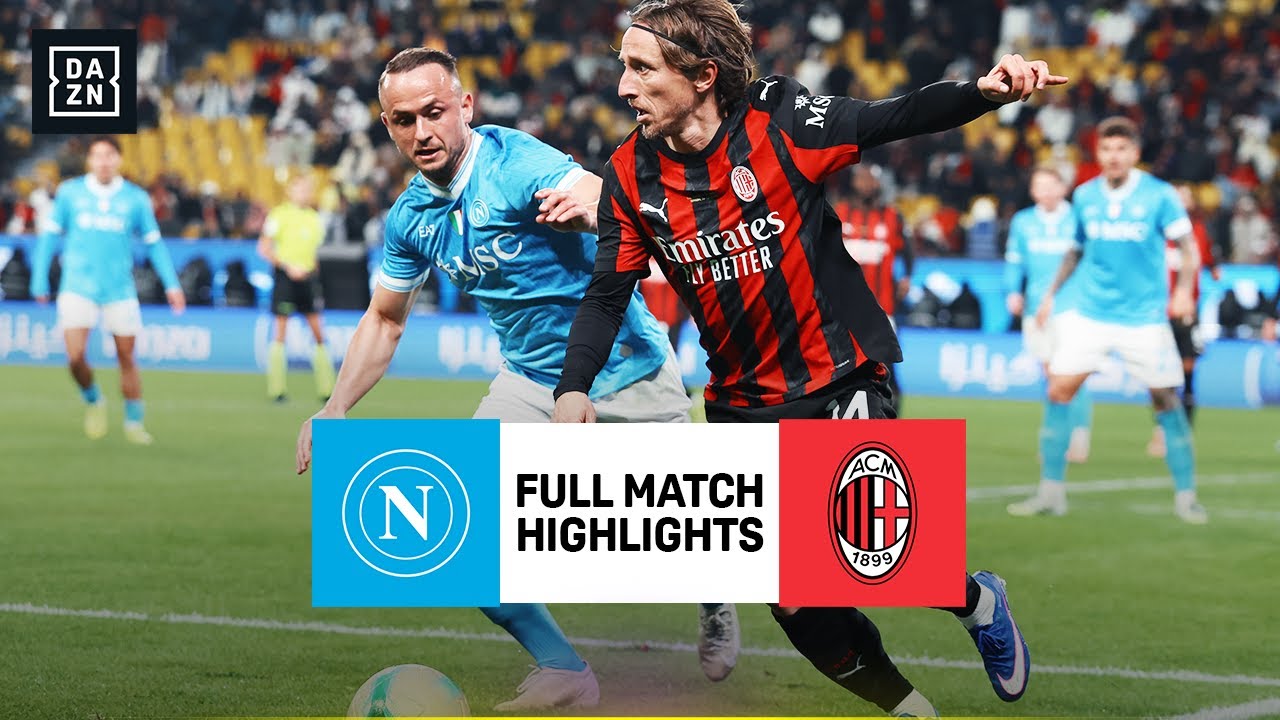 Napoli vs AC Milan | Supercoppa Italiana 2025 Semi-final