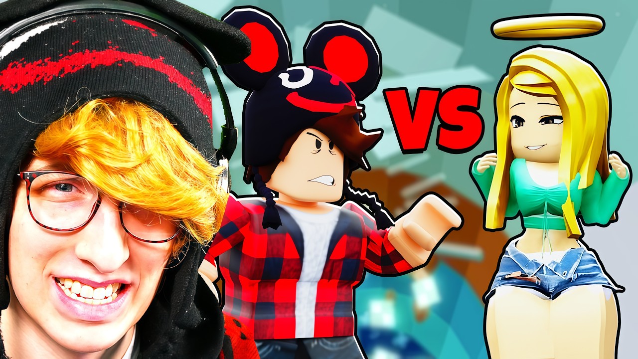 KreekCraft 1v1'd Payleey in Roblox Tower of Hell..