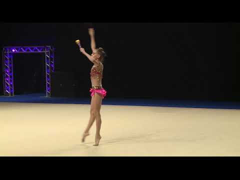 Leyla Yilmaz - Junior - Clubs - 2019 British Rhythmic Championships