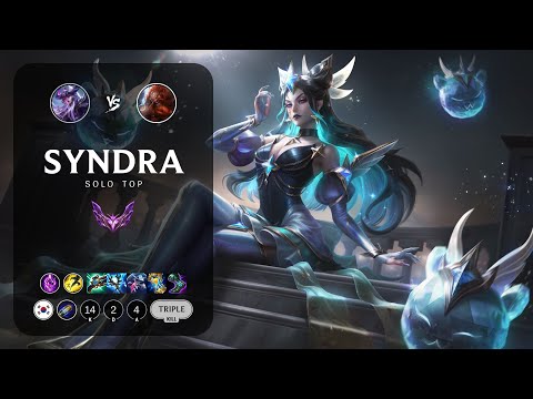 Syndra Top vs Gragas - KR Master Patch 14.7