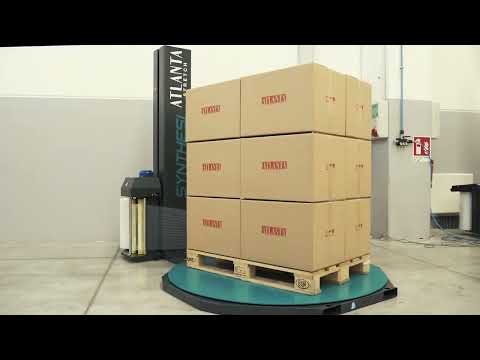 Filmeuse de palette semi-automatique à plateau tournant Synthesi