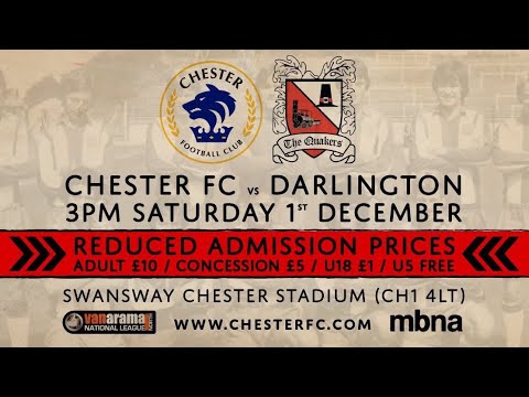 Chester FC v Darlington - 01/12/18