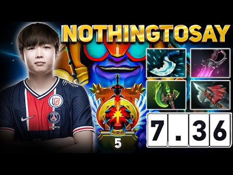 NOTHINGTOSAY Shows NEW GAMEPLAY On TINKER | Dota 2 Tinker 7.36c
