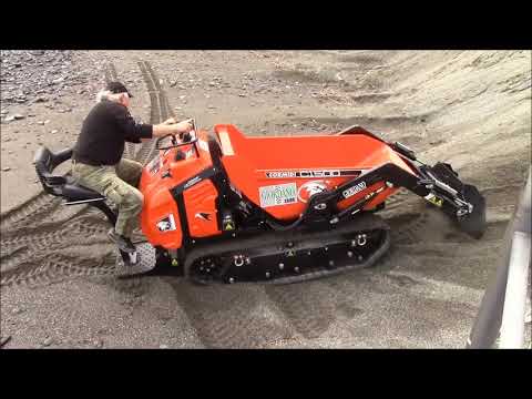 MOTOCARRIOLA CINGOLATA CORMIDI C 1500 DIESEL - IN AZIONE SPIAGGIA ARENZANO S. BAMBINO GESU' PRAGA 2
