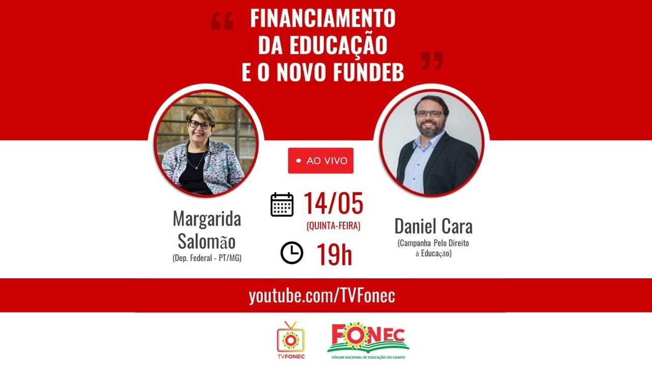 AO VIVO 04: FINANCIAMENTO DA EDUCAÇÃO E O NOVO FUNDEB