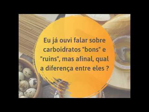 Carboidratos bons e carboidratos ruins, qual a diferença entre eles ?