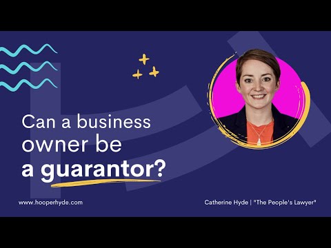 , title : 'Can a business owner be a guarantor? 🤔 This information is not advice specific to your situation.'