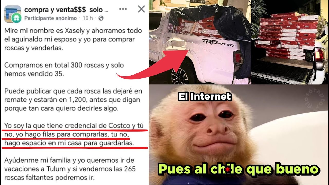 AL CHILE QUE BUENO: Compraron 300 ROSCAS para REVENDERLAS y sólo VENDIERON 35 PIDEN AYUDA