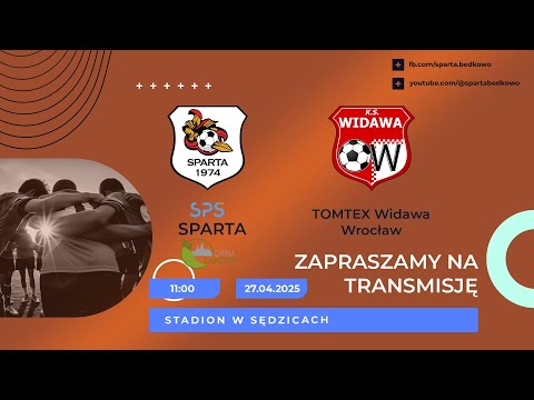 SPS SPARTA - TOMTEX Widawa Wrocław | 27.04.2025 | A Klasa Wrocław II