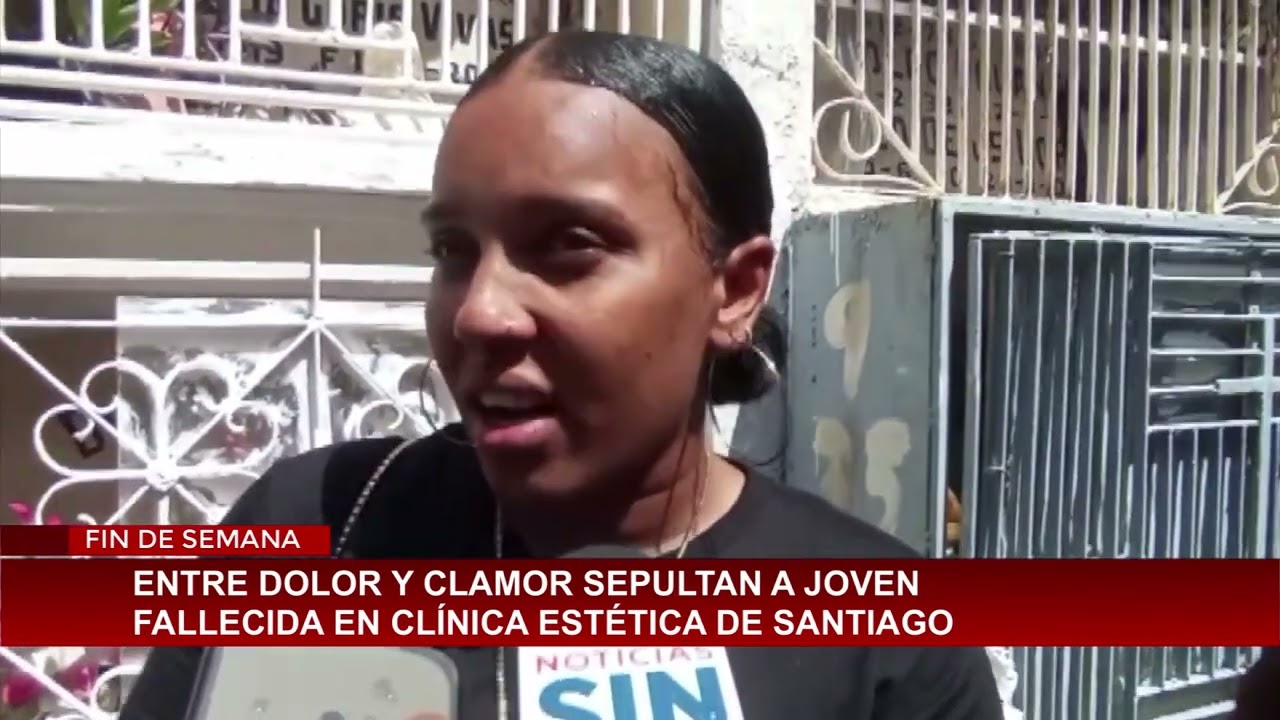 Sepultan a mujer fallecida en clínica estética de Santiago