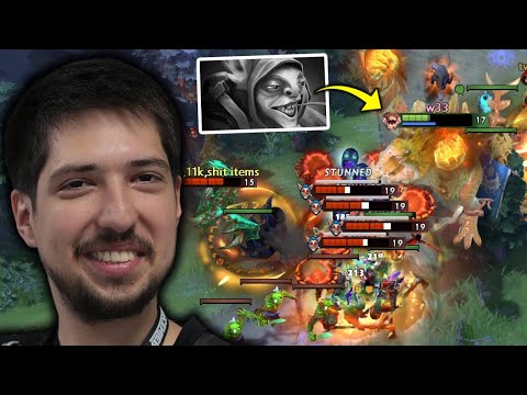 W33 knows exactly how to COUNTER his Best Hero MEEPO!!