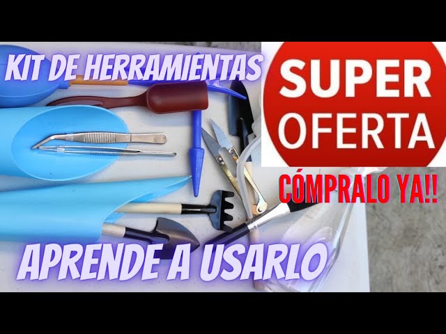 Vídeo relacionado con LIHAO 10 Piezas Mini Herramientas para Bonsái Kits de Herramientas de Jardinería Plantación de Cactus Suculentas Plantas Maceta