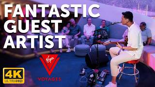Scarlet Lady Virgin Cruises 2025 | Fantastic Guest Artist @JacobKoopman  Live Performance [4K]