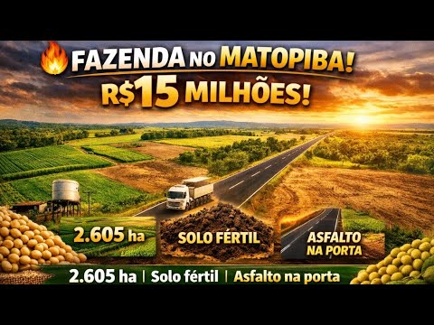 Fazenda de 2.605 Hectares à Venda na PI-255 (Parnaguá/Curumatá - PI) | MATOPIBA