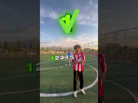 HANGİ NUMARALI TOPLA VURDU❓ ⚽️🤔