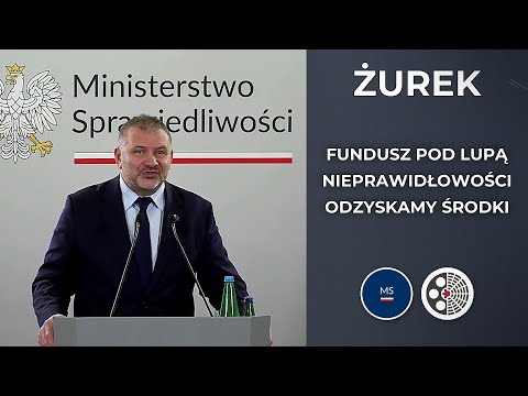 Waldemar Żurek przedstawia zarzuty wobec Funduszu Sprawiedliwości