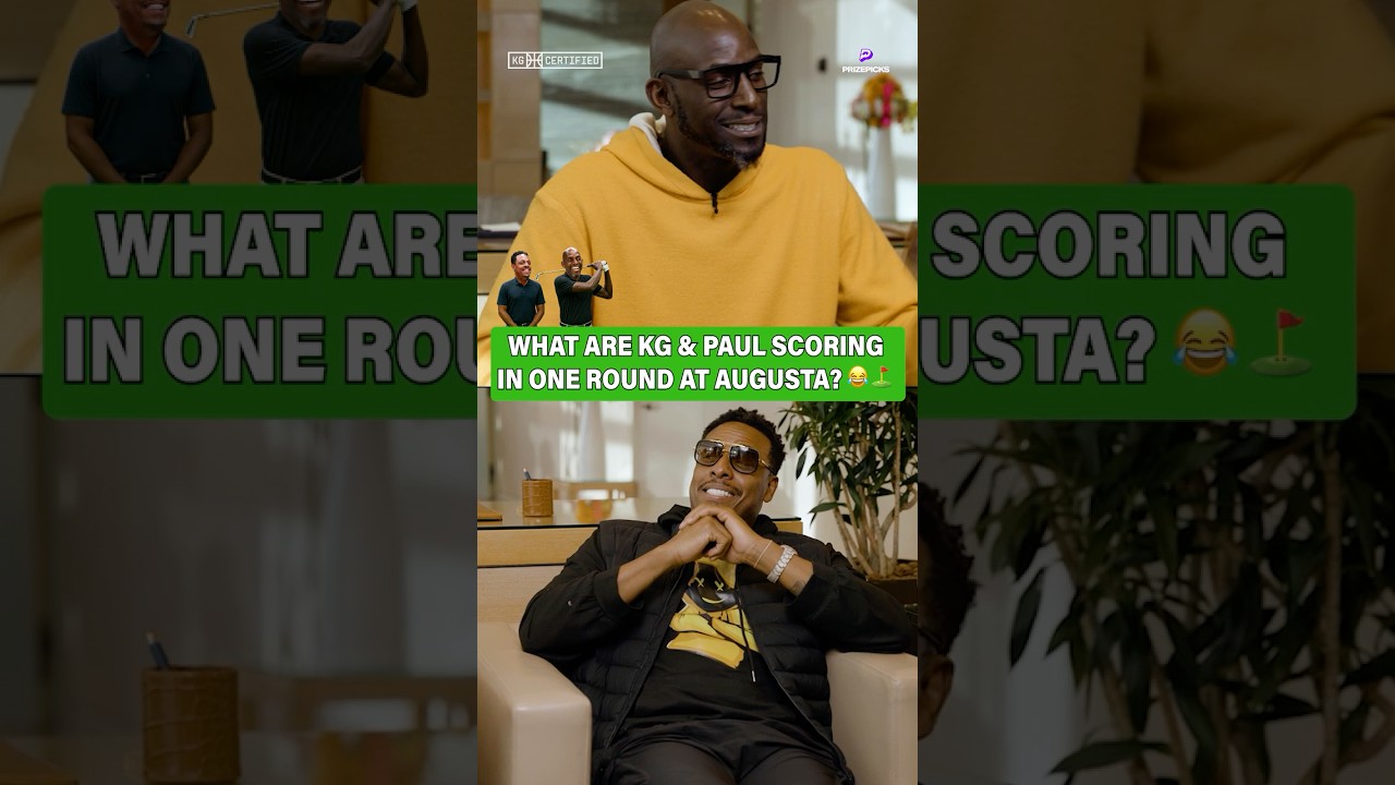 The Masters? Nah, give me Kevin Garnett, Paul Pierce & Doc Rivers playing best ball 🤣