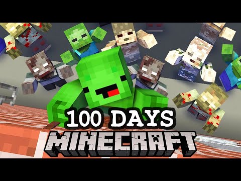 100 Tage auf einer Zombie-Apokalypse Insel - Minecraft