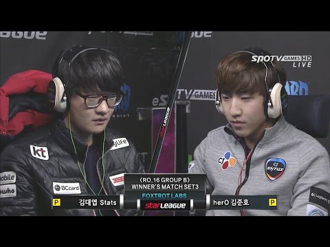 [SSL 2015] Stats vs herO RO16 Match3 Set3 -EsportsTV, Starcraft 2