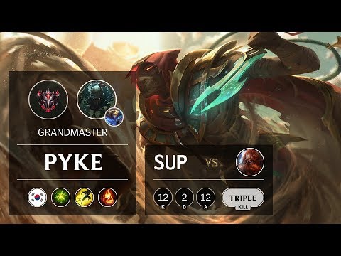 Pyke Support vs Gragas - KR Grandmaster Patch 9.15