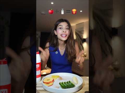 أكلتين = طعمة أكلة جديدة 🤯🍎🧂 جربتوها قبل؟ 😂