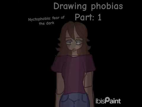 Drawing phobias Part: 1 -Nyctophobia #drawing #phobia #fearofthedark #ibispaint #art #ibispaintart