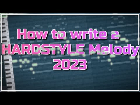 How to MAKE a HARDSTYLE MELODY in FL Studio 2023!