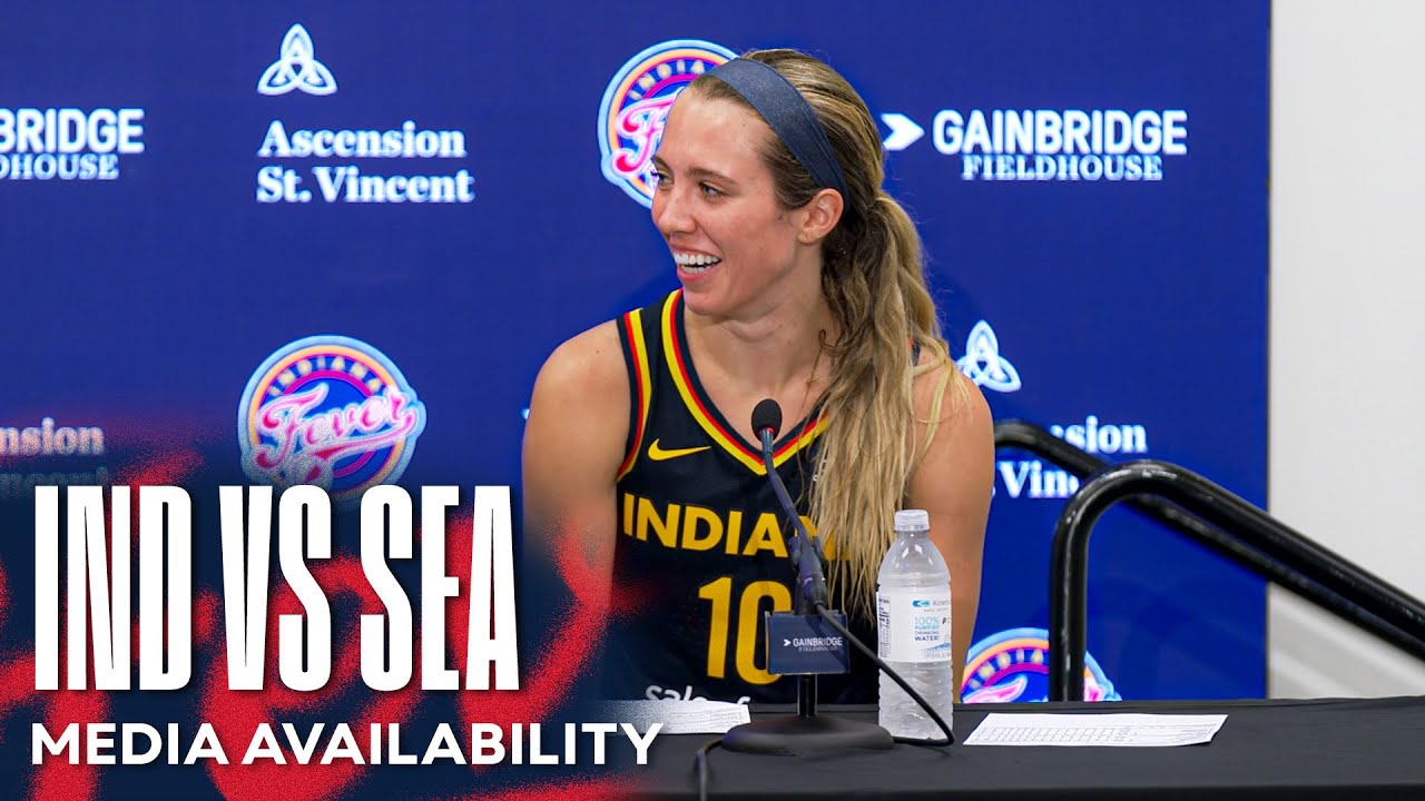 Indiana Fever Postgame Media Availability (vs Seattle Storm) | August 18, 2024