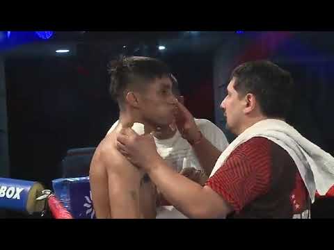 El debut de Damian La Bestia Castro en Junín, Mendoza, el 26 de octubre del 2024 ante Jorge Lucero
