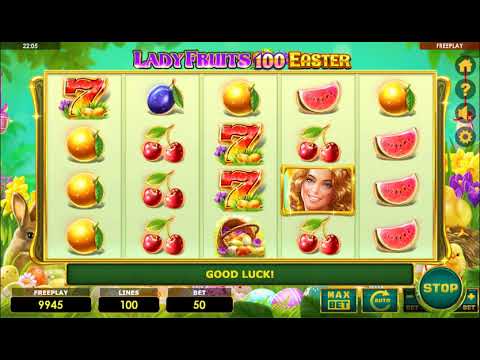 Lady Fruits 100 Easter – Video Gameplay