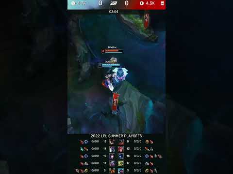 FPX vs OMG Aki Trundle SoloKill Clid VI - 2022 LPL Summer #shorts
