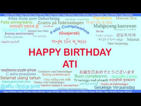 Ati   Languages Idiomas - Happy Birthday