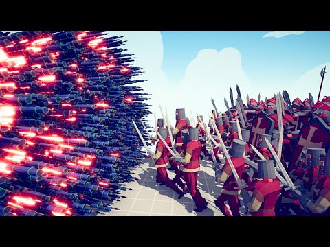 100x MEDIEVAL ARMY vs EVERY GOD - Totally Accurate Battle Simulator TABS