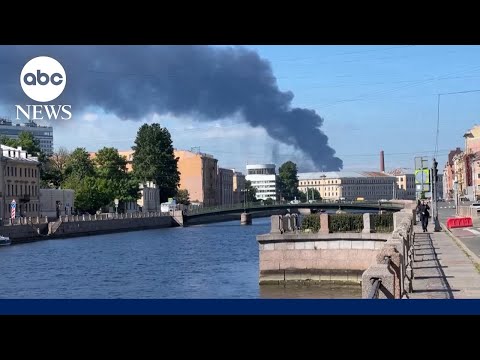 Ukrainian drones hit St. Petersburg as key Putin economic forum opens