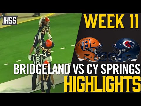 Bridgeland vs Cy Springs - 2023 Week 11 Football Highlights
