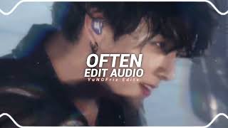 often (kygo remix) - the weeknd [edit audio]