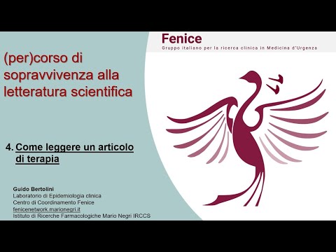 (per)corso di sopravvivenza alla letteratura scientifica: "Come leggere un articolo di Terapia"