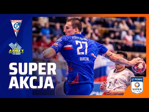 Wkrętka Ivana Burzaka | Górnik Zabrze - Azoty-Puławy | seria 9. | PGNiG Superliga