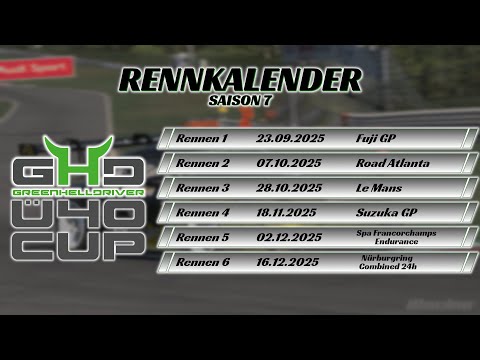 GHD Ü40 CUP Saison 7 Renntag 3 Le Mans