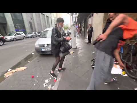 Dangerous Street in Frankfurt