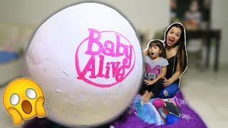 MEGA BABY ALIVE OVO SURPRESA