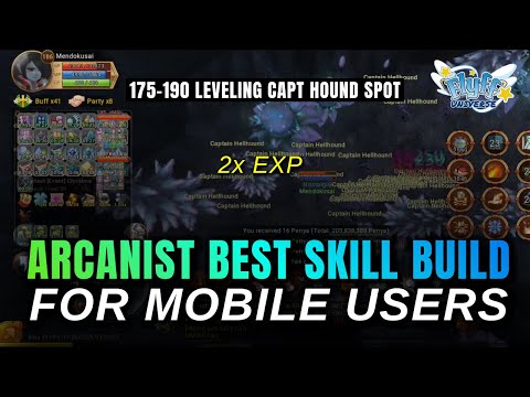 Flyff Universe Arcanist 3rd Job Best Skill Build for Mobile & PC (175–190 Leveling Guide)